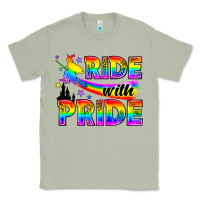 Matcha Western LGBTQ+ Ride With Pride Classic Tee - BundleAndBundleShop