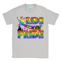 Moon Dust Western LGBTQ+ Ride With Pride Classic Tee - BundleAndBundleShop