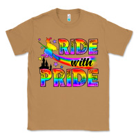 Toasted Coconut Western LGBTQ+ Ride With Pride Classic Tee - BundleAndBundleShop