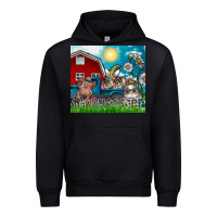 Black happy easter Urban Hoodie - CowhideDigitalArt
