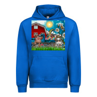 Cobalt happy easter Urban Hoodie - CowhideDigitalArt