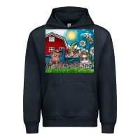 Navy happy easter Urban Hoodie - CowhideDigitalArt