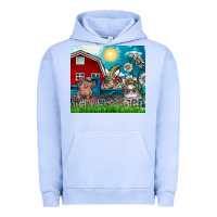 Pigment Grape Ice happy easter Urban Hoodie - CowhideDigitalArt