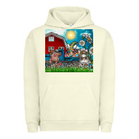 Pigment Pistachio happy easter Urban Hoodie - CowhideDigitalArt