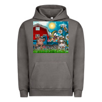 Pigment Tornado happy easter Urban Hoodie - CowhideDigitalArt