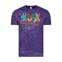 Cloud Purple peace love nails bbs Vintage Tee - BundleAndBundleShop
