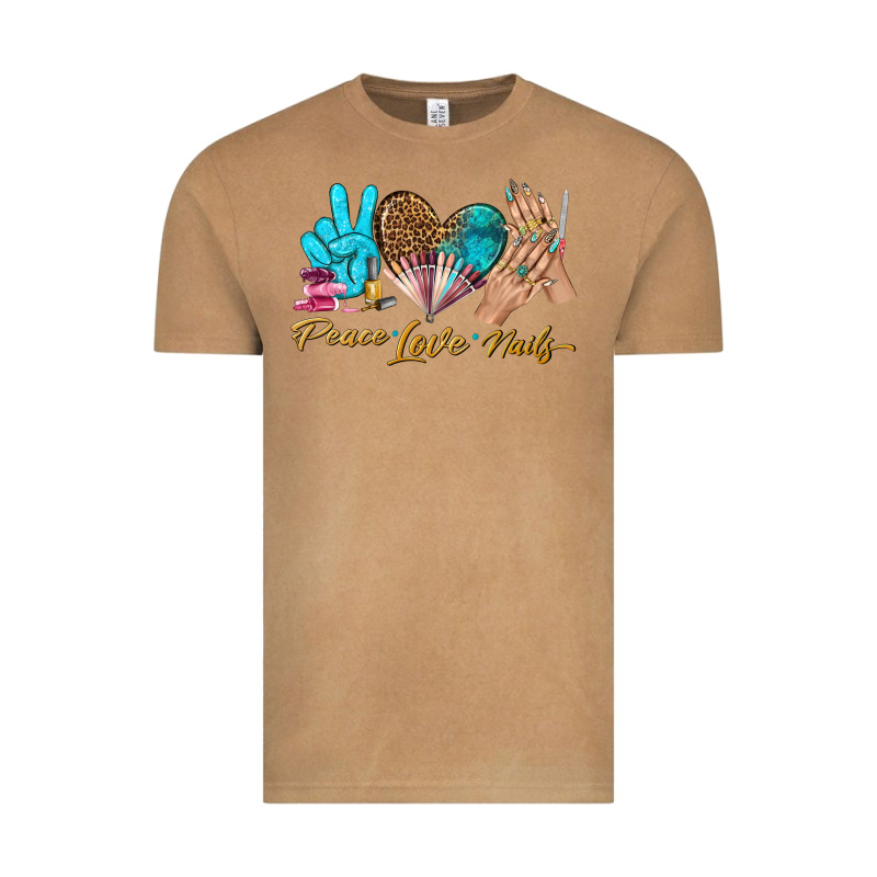 Peace Love Nails Bbs Vintage Tee by BundleAndBundleShop | Teevron