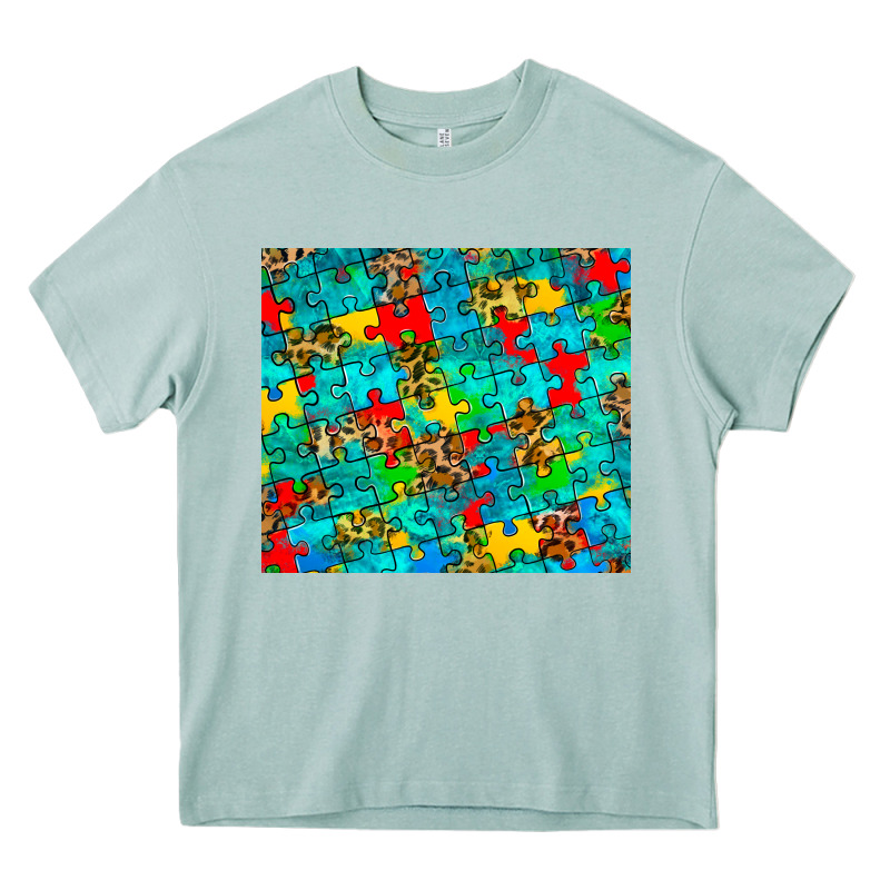 Autism Awareness Puzzle Heavy Core Tee by BarkalooDesign | Teevron