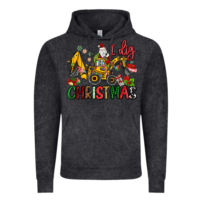 I Dig Christmas Vintage Hoodie by MaliasSmallBusiness | Teevron