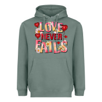 Sage Love never fails Heavyweight Hoodie - FaDigitalArtStudio