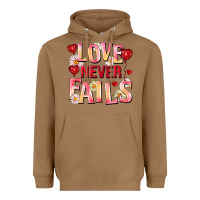 Love Never Fails Heavyweight Hoodie | Teevron