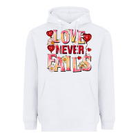 White Love never fails Heavyweight Hoodie - FaDigitalArtStudio