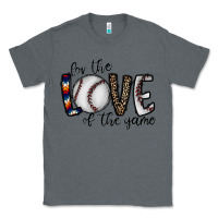 Charcoal Heather for the love of the game baseball Classic Tee - CowhideDigitalArt