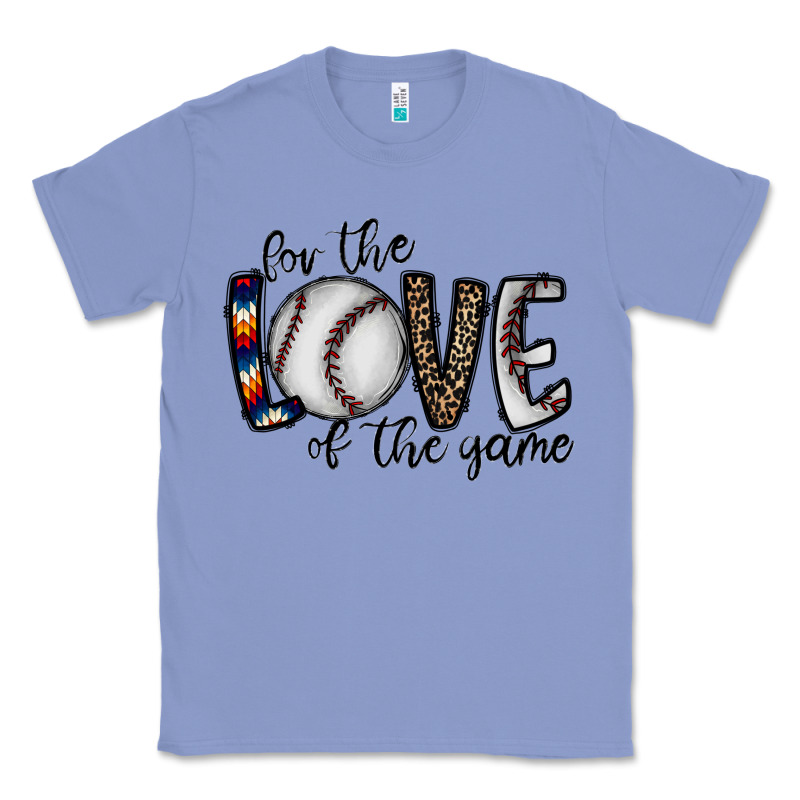 For The Love Of The Game Baseball Classic Tee by CowhideDigitalArt | Teevron