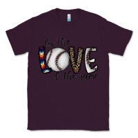 Plum for the love of the game baseball Classic Tee - CowhideDigitalArt