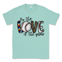 Seafoam for the love of the game baseball Classic Tee - CowhideDigitalArt