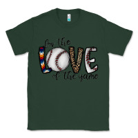 Sports Green for the love of the game baseball Classic Tee - CowhideDigitalArt