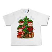 Lunar Rock Mimi Elf, Mama Elf, Child Elf Christmas Urban Heavy Tee - BundleAndBundleShop