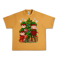 Peanut Butter Mimi Elf, Mama Elf, Child Elf Christmas Urban Heavy Tee - BundleAndBundleShop