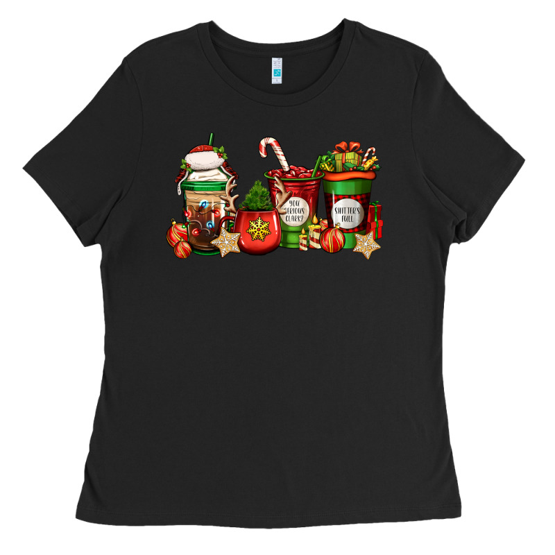 Christmas Vacation You Serious Clark Coffee Cups Ladies Tee by Jasminsmagicworld | Teevron