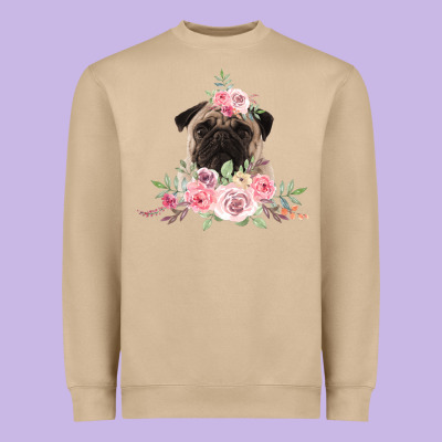 Pug Heavyweight Sweatshirt Designed By Bettercallsaul