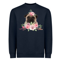 Navy Pug Heavyweight Sweatshirt - Bettercallsaul