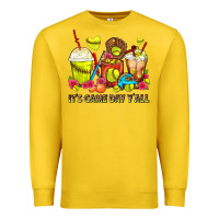 Lemon It's Game Day Y'all Softball Coffee Cups Premium Sweatshirt - FaDigitalArtStudio