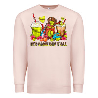 Pale Pink It's Game Day Y'all Softball Coffee Cups Premium Sweatshirt - FaDigitalArtStudio