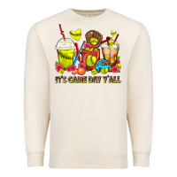 Sandshell It's Game Day Y'all Softball Coffee Cups Premium Sweatshirt - FaDigitalArtStudio
