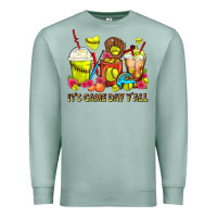 Seafoam It's Game Day Y'all Softball Coffee Cups Premium Sweatshirt - FaDigitalArtStudio