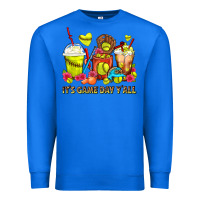 True Royal It's Game Day Y'all Softball Coffee Cups Premium Sweatshirt - FaDigitalArtStudio