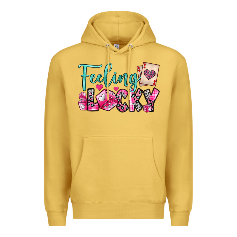 Feeling Lucky Premium Hoodie by OliviaCreatesArt | Teevron