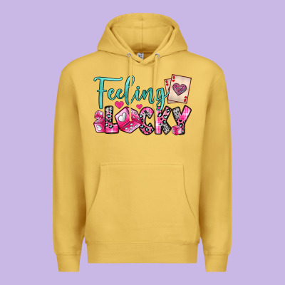 Feeling Lucky Premium Hoodie Designed By Oliviacreatesart