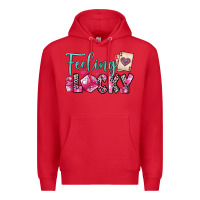 Red feeling lucky Premium Hoodie - OliviaCreatesArt