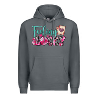 Rock feeling lucky Premium Hoodie - OliviaCreatesArt