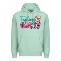 Seafoam feeling lucky Premium Hoodie - OliviaCreatesArt