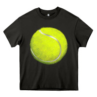 Asphalt tennis bal Heavy Core Tee - BarkalooDesign