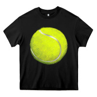Black tennis bal Heavy Core Tee - BarkalooDesign
