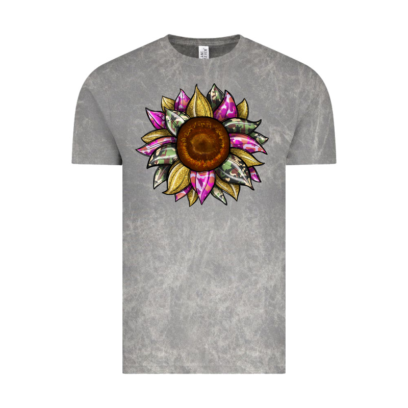 Sunflower Camouflage Vintage Tee by JahusDesignShop | Teevron