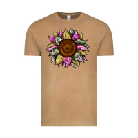 Vintage Camel sunflower camouflage Vintage Tee - JahusDesignShop