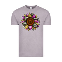 Vintage Zinc sunflower camouflage Vintage Tee - JahusDesignShop