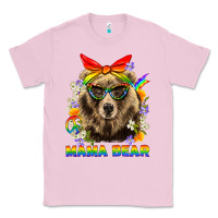 Bubblegum Pink Mama Bear Pride LGBTQ+ Classic Tee - BundleAndBundleShop