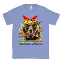 Colony Blue Mama Bear Pride LGBTQ+ Classic Tee - BundleAndBundleShop