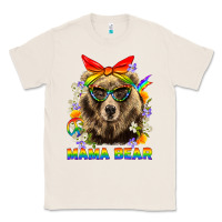Natural Mama Bear Pride LGBTQ+ Classic Tee - BundleAndBundleShop