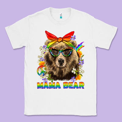 Mama Bear Pride Lgbtq+ Classic Tee Designed By Bundleandbundleshop