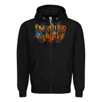 Black sweather weather Zipper Hoodie - CowGirlArtShop