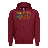 Burgundy sweather weather Zipper Hoodie - CowGirlArtShop