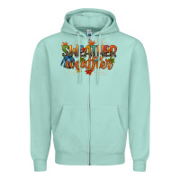 Seafoam sweather weather Zipper Hoodie - CowGirlArtShop