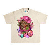 Sandshell Cowboy Rabbit Easter Urban Heavy Tee - BundleAndBundleShop
