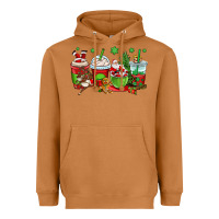 Meerkat christmas santa claus coffee cups Heavyweight Hoodie - OliviaCreatesArt